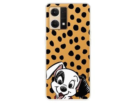 Carcasa para OPPO Reno 7 4G Oficial De Disney Cachorro Manchas 101 Dálmatas OPPO Transparente