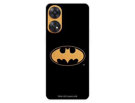 Carcasa para OPPO Reno 8T Oficial De Dc Comics Batman Logo Transparente Dc Comics OPPO Transparente