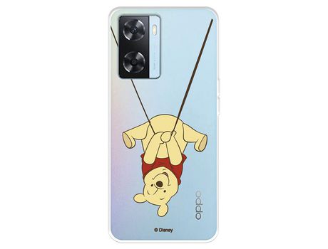 Carcasa para OPPO A57S Oficial De Disney Winnie Columpio Winnie The Pooh OPPO Transparente