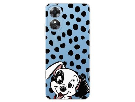 Carcasa para OPPO A17 Oficial De Disney Cachorro Manchas 101 Dálmatas OPPO Transparente