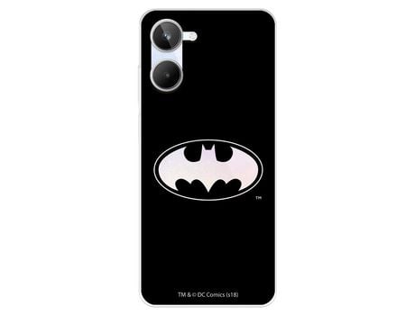 Carcasa para REALME 10 Oficial De Dc Comics Batman Logo Transparente Dc Comics REALME Transparente