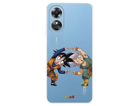 Carcasa para OPPO A17 Oficial De Dragon Ball Goten Y Trunks Fusión Dragon Ball OPPO Transparente