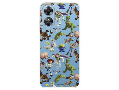 Carcasa para OPPO A17 Oficial De Disney Muñecos Toy Story Siluetas Toy Story OPPO Transparente