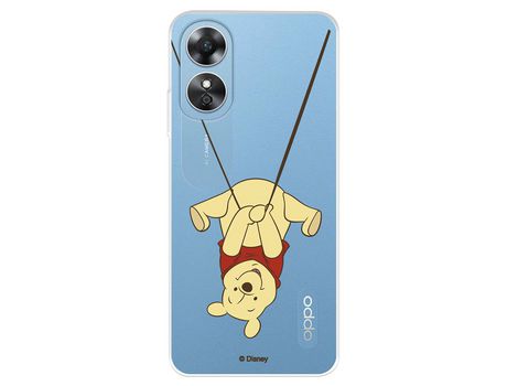 Carcasa para OPPO A17 Oficial De Disney Winnie Columpio Winnie The Pooh OPPO Transparente