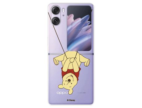 Carcasa para OPPO Find N2 Flip Oficial De Disney Winnie Columpio Winnie The Pooh OPPO Transparente