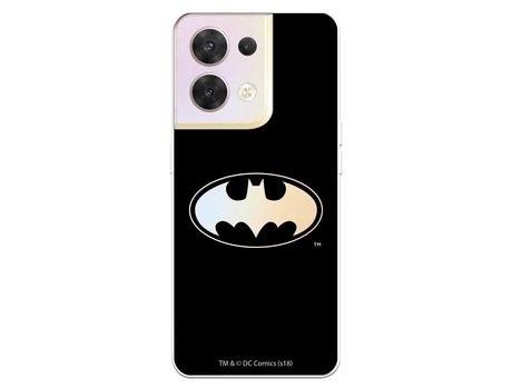 Carcasa para OPPO Reno 8 Oficial De Dc Comics Batman Logo Transparente Dc Comics OPPO Transparente