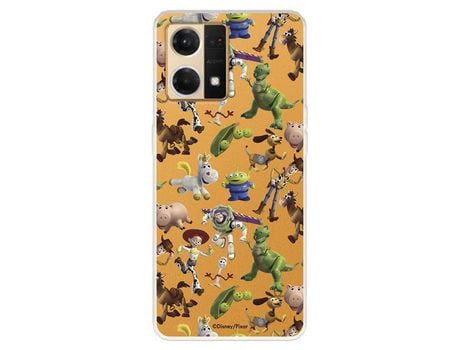 Carcasa para OPPO Reno 7 4G Oficial De Disney Muñecos Toy Story Siluetas Toy Story OPPO Transparente