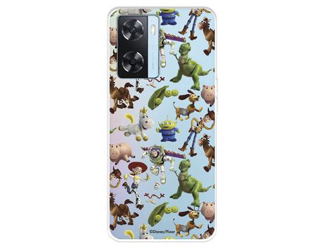 Carcasa para OPPO A57S Oficial De Disney Muñecos Toy Story Siluetas Toy Story OPPO Transparente