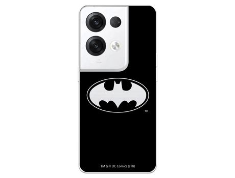 Carcasa para OPPO Reno 8 Pro Oficial De Dc Comics Batman Logo Transparente Dc Comics OPPO Transparente