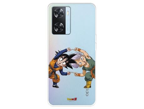 Carcasa para OPPO A57S Oficial De Dragon Ball Goten Y Trunks Fusión Dragon Ball OPPO Transparente