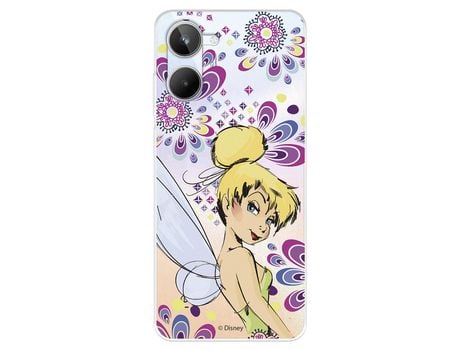 Carcasa para REALME 10 Oficial De Disney Campanilla Flores Peter Pan REALME Transparente