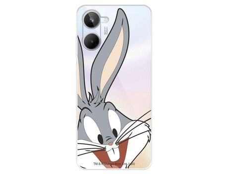 Carcasa para REALME 10 Oficial De Warner Bros Bugs Bunny Silueta Transparente Looney Tunes REALME Transparente