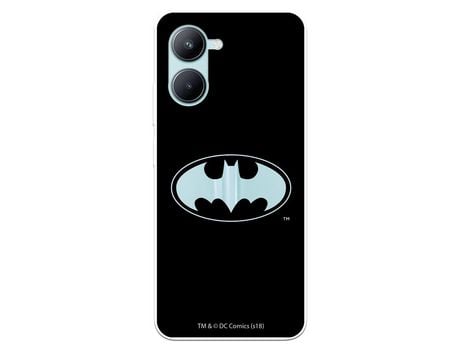 Carcasa para REALME C33 Oficial De Dc Comics Batman Logo Transparente Dc Comics REALME Transparente