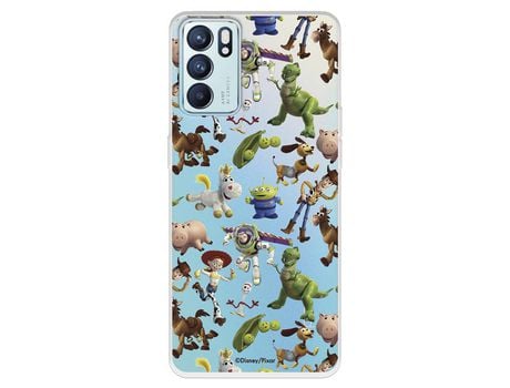 Carcasa para OPPO Reno6 Oficial De Disney Muñecos Toy Story Siluetas Toy Story OPPO Transparente