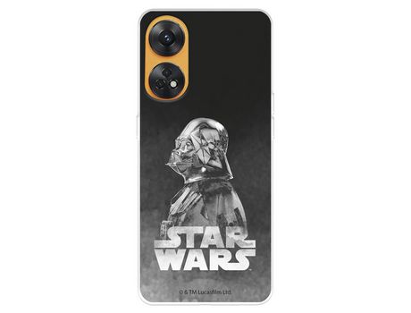 Carcasa para OPPO Reno 8T Oficial De Star Wars Darth Vader Fondo Negro Star Wars OPPO Transparente