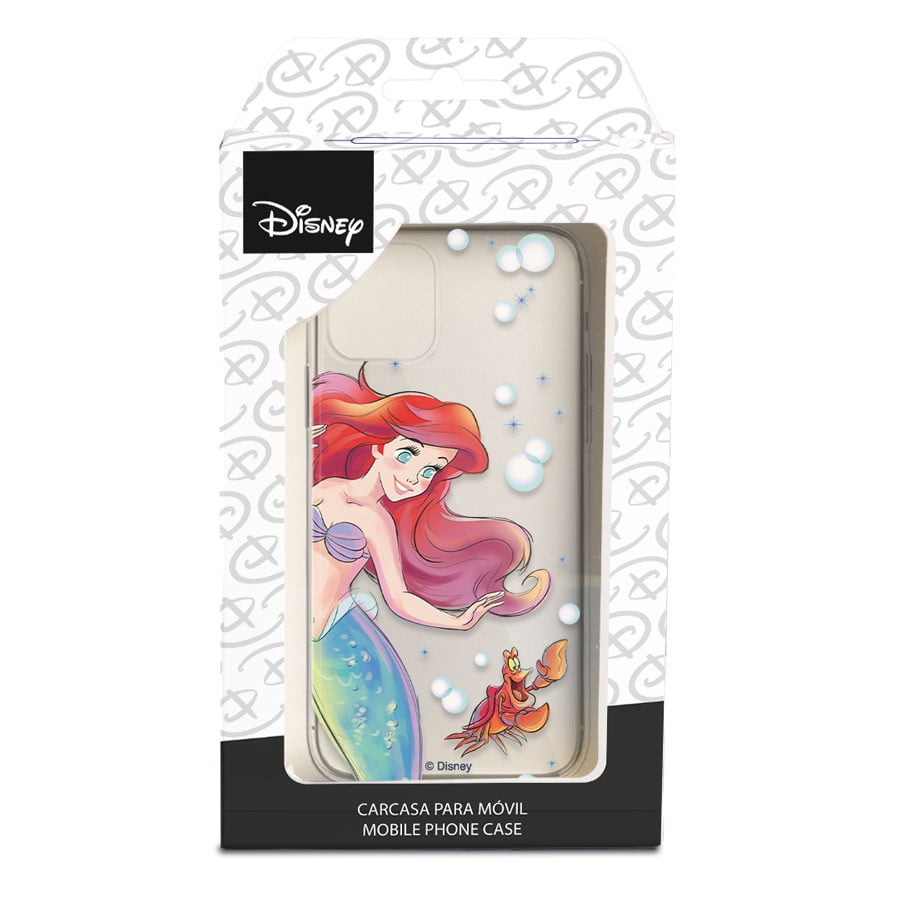 Funda para Xiaomi Redmi Note 10 Pro Oficial de Disney Ariel y Sebastián  Burbujas - La Sirenita