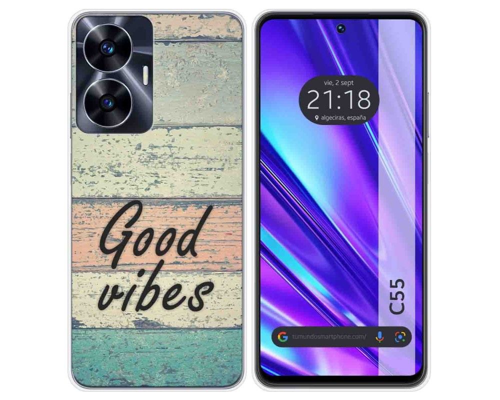 Funda móvil - Realme C55 TUMUNDOSMARTPHONE, Realme, Realme C55, Multicolor