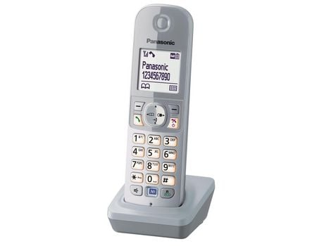 Telefóno Fijo PANASONIC Kx-Tga681 Plata