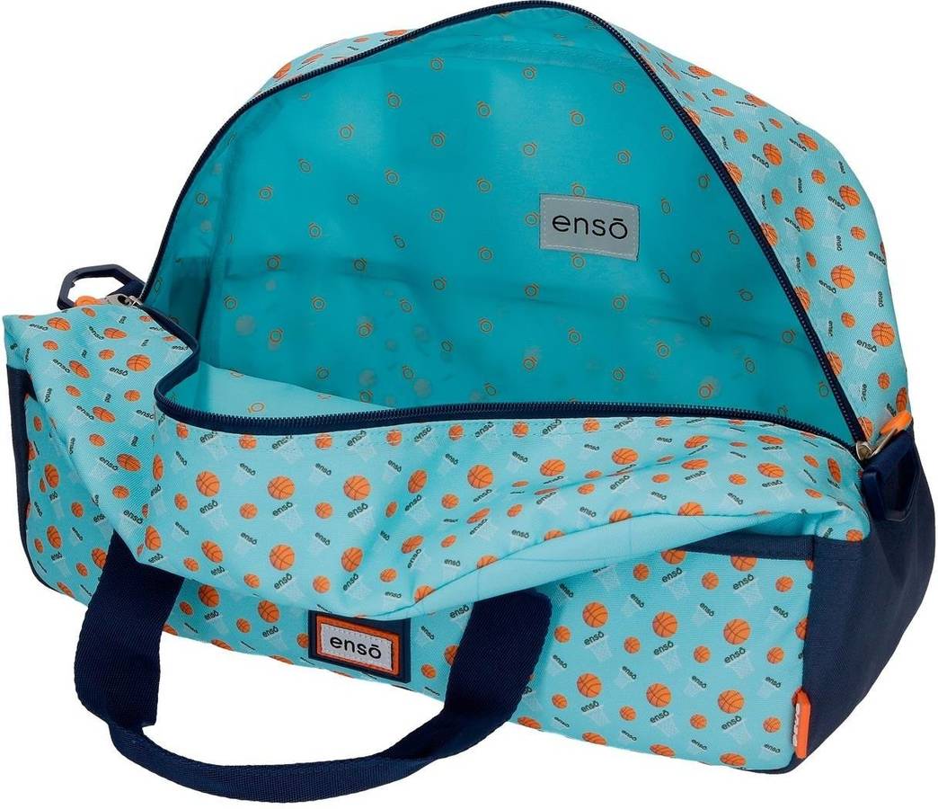 Maleta de Cabina ENSO Basket Family Azul (40x24x18cm)