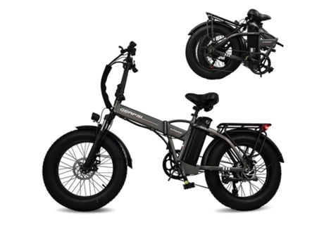 Bicicleta Eléctrica GERPSI D1 1000W 48V 13AH 45KM/H-Gris