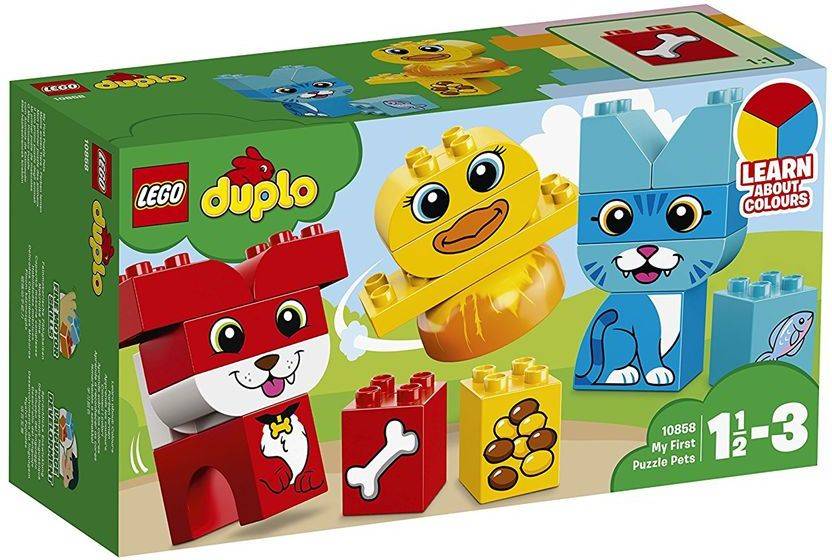 LEGO Duplo: Mi primer puzzle con mascotas - 10858 (Edad Mínima: 1,5 - 18 Piezas)