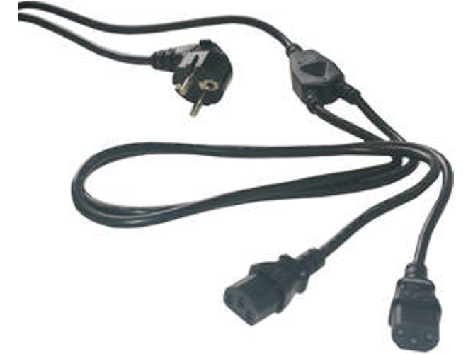 Cable de Alimentación MCL Power Cable de Alimentación Black 2.0m