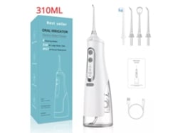 Irrigador Bucal Portatil Dental Chorro De Agua 310Ml Ipx7 M209 Blanco SIURN