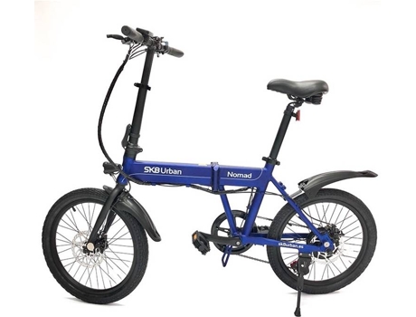 Bicicleta Eléctrica SK8 Urban Nomad (Azul)