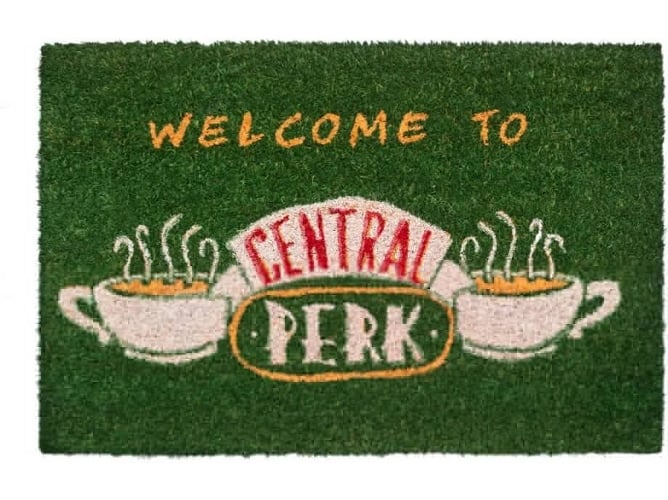 Felpudo Friends Entrada casa antideslizante 40 x 60 cm alfombra exterior central perk fabricado fibra de coco productos con licencia oficial mini altavoz bluetooth