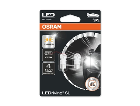 Kit 2 Bombillas Led W5W 12V1W Ledriving® Sl Amarillo OSRAM