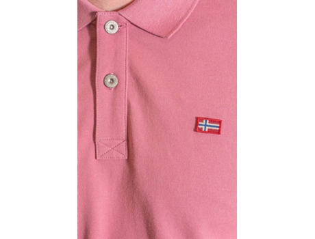 Polo de Hombre NAPAPIJRI Algodón Rosa (2XL)