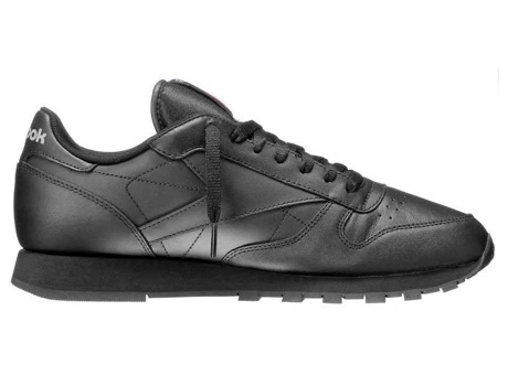 Zapatillas REEBOK Classic Leather Hombre (36 - Gris y Negro)