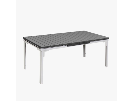 KLYFTAN Mesa plegable de exterior extensible gris de 180 a 240 cm VIVA