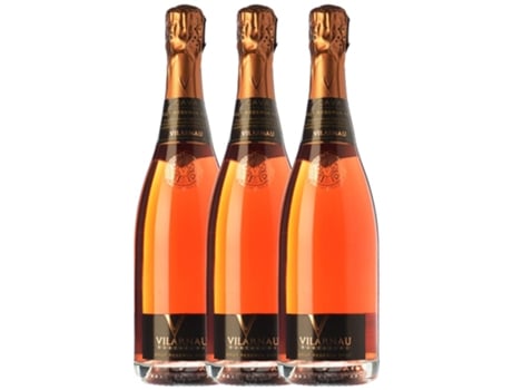 Espumante VILARNAU Vilarnau Rosé Grenache Brut Cava Reserva (0.75 L - 3 unidades)