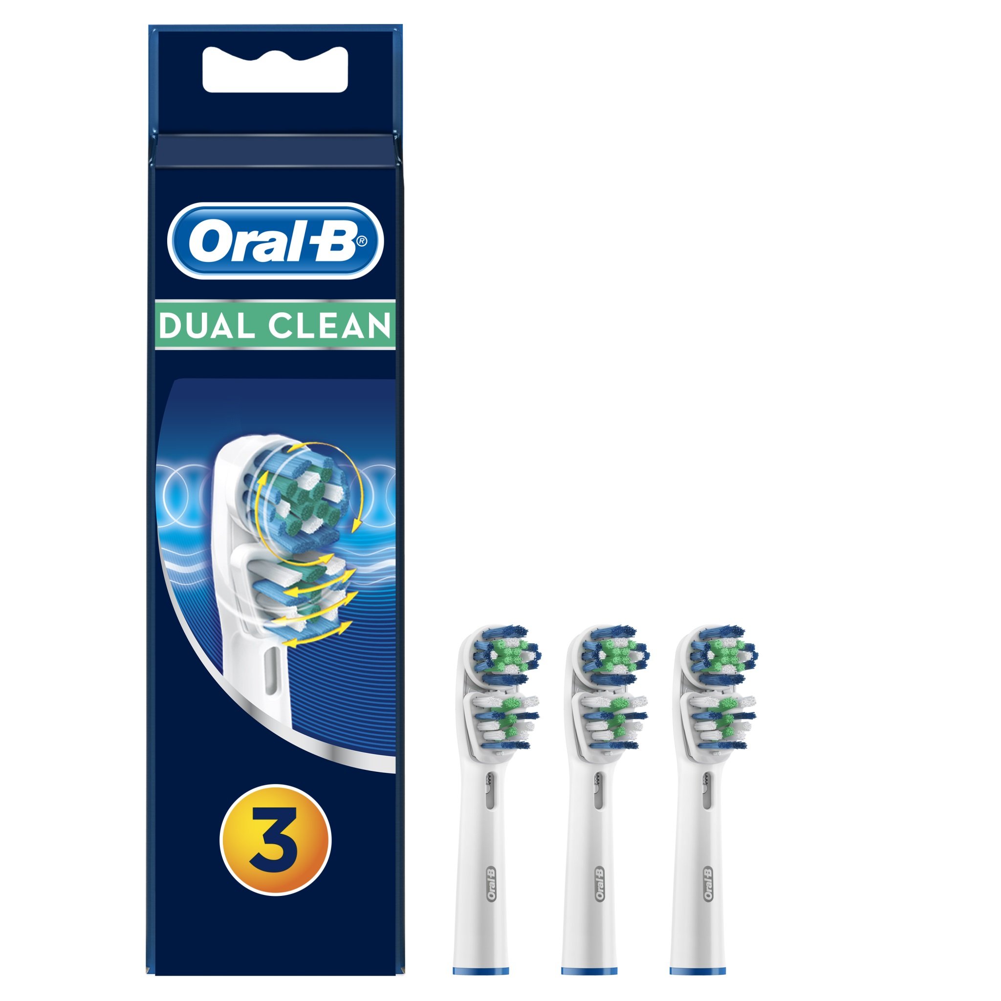 Recambio Cepillo ORAL-B Dual Clean EB417-3 (3 Un)