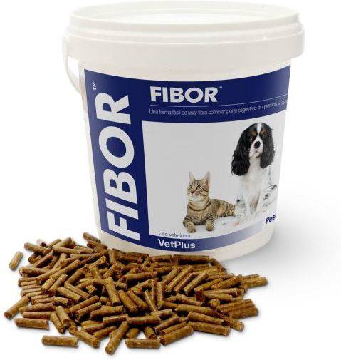 Complemento Alimenticio de Perros y Gatos VETPLUS HastaFibor (500 g - Cuidados: Digestiones Sensibles)