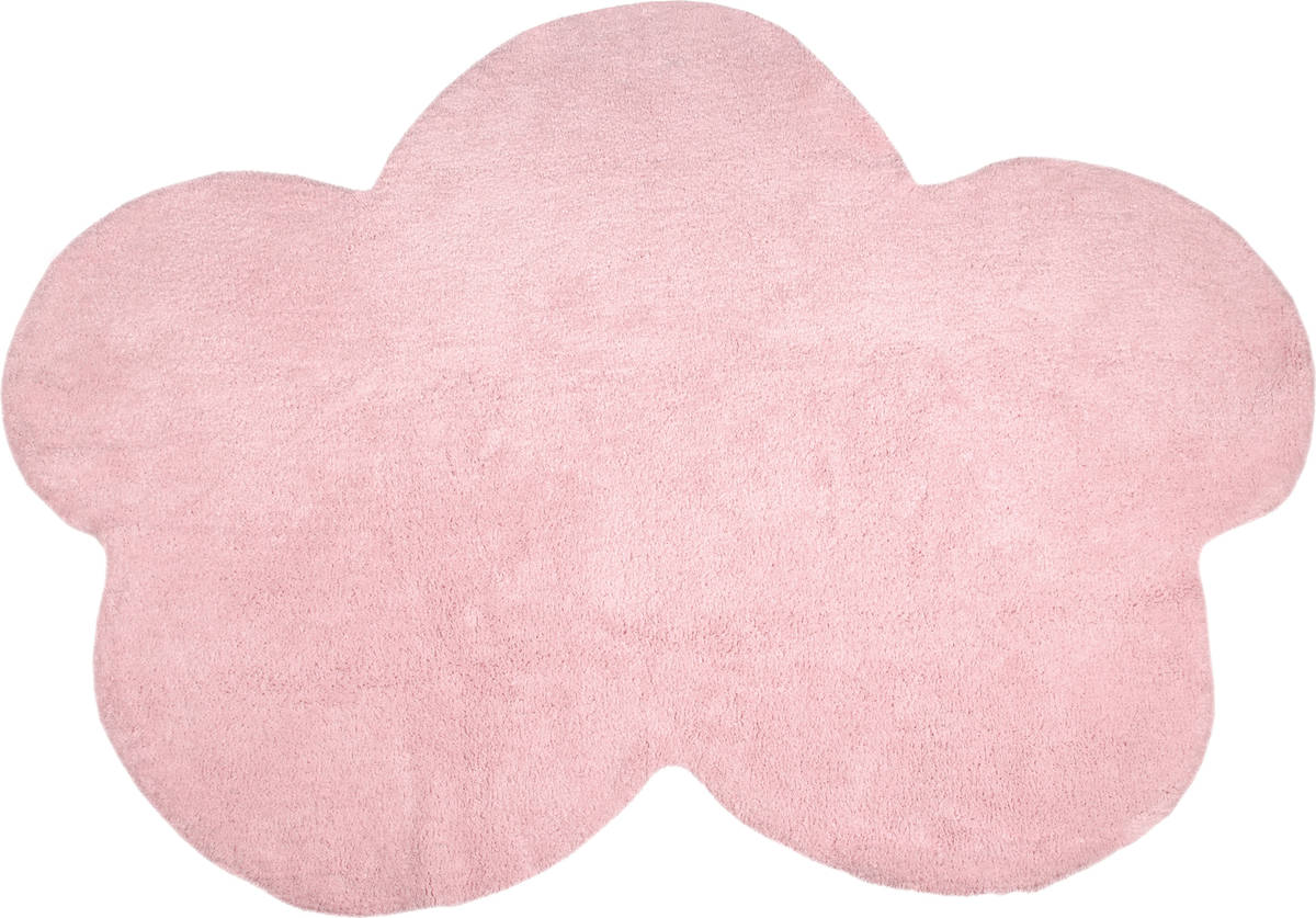 Happy Decor Kids alfombra lavable cloud 100 natural rosa 160x120 cm