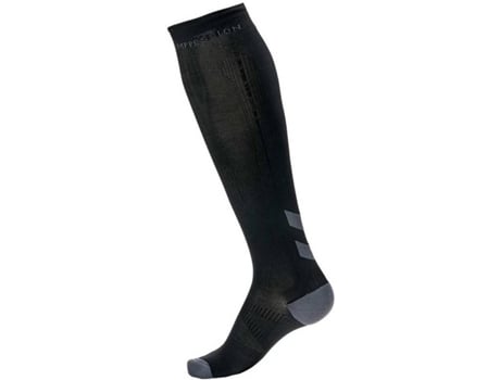 Calcetines para Hombre HUMMEL Elite Compression Negro para Fútbol (45 - 50 cm)