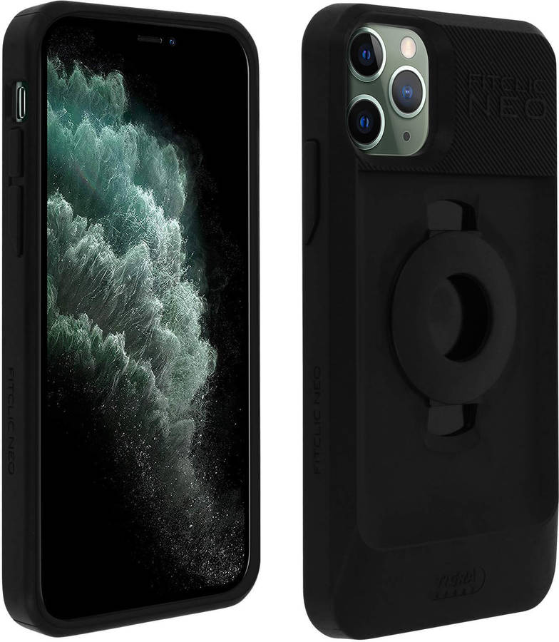 Funda iPhone 11 Pro Max TIGRA Fitclic Neo Negro