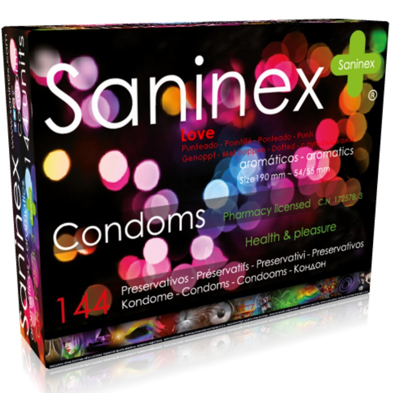 Saninex Condoms Love preservativos 144 uds