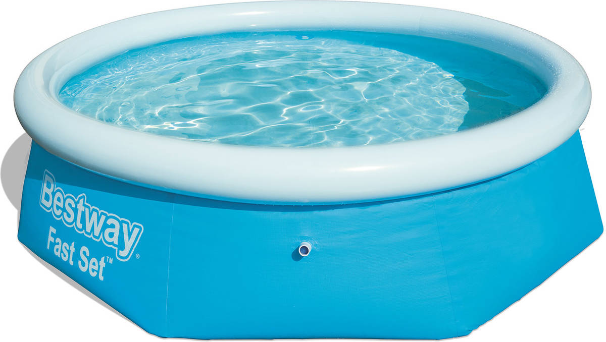 Piscina Tubular BESTWAY Fast Set Azul (244x66cm)