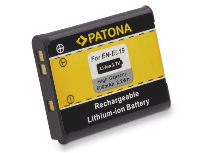 Batería Patona para Nikon ENEL19 600mAh