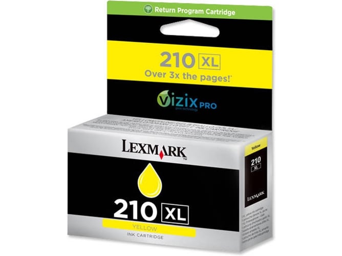 Cartucho de tinta LEXMARK Lexmark 210XL Y Original Amarillo 1 pieza(s)