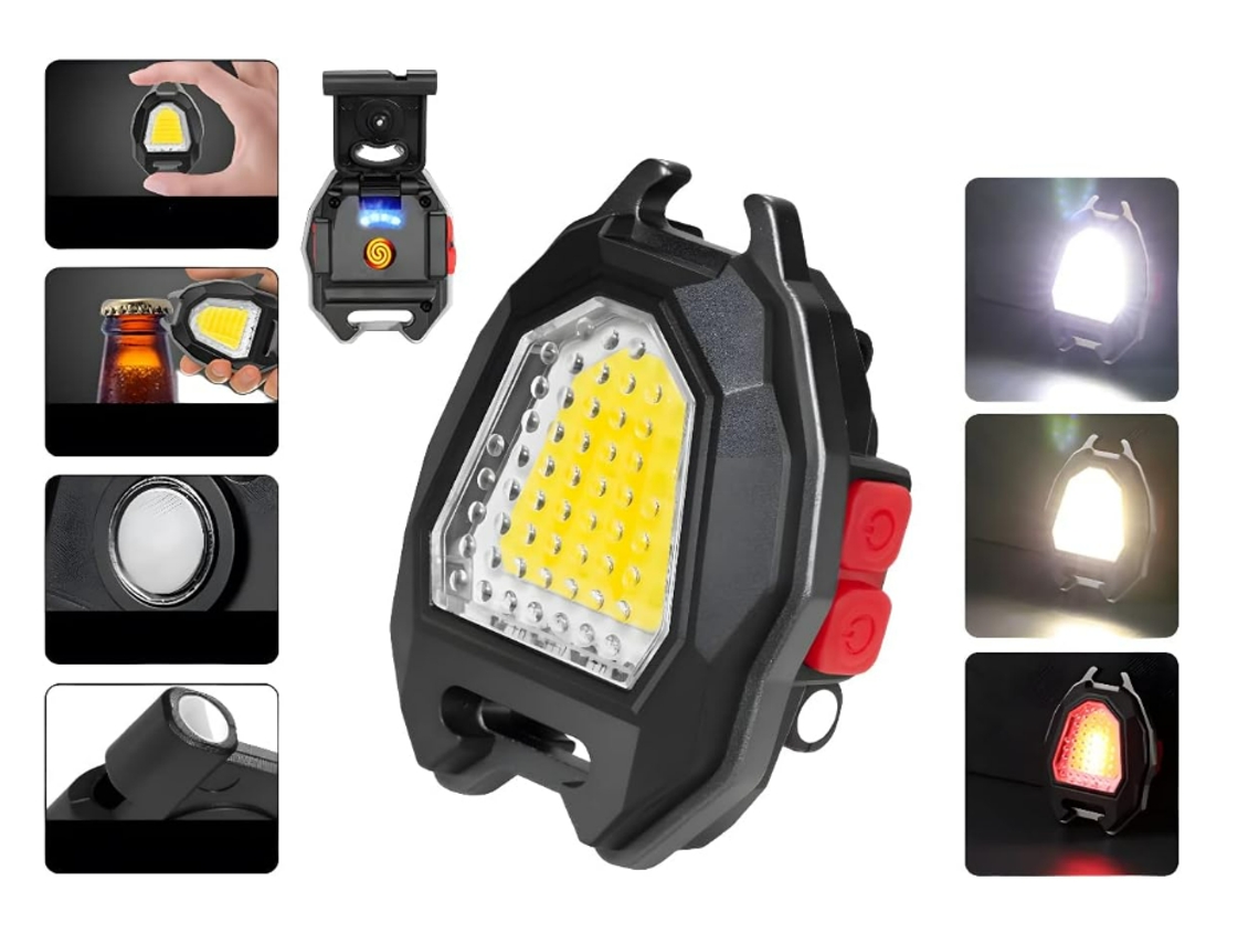 Linterna recargable LED 7 luces