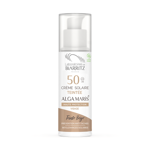 Algamaris Crema Solar con Color Beige SPF50 50ml