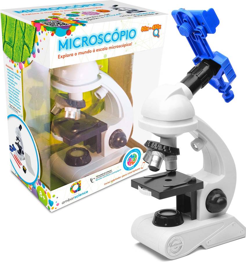 Kit de Ciencia AMBARSCIENCE Microscópio (Edad Minima: 8 años)