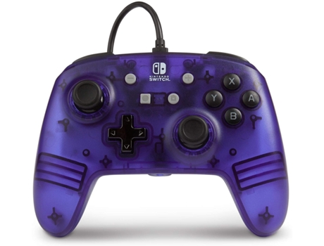 Control para Nintendo Switch POWERA - Morado (con cable)