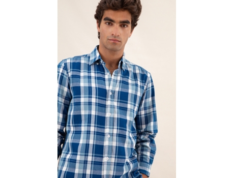 Camisa de Hombre THROTTLEMAN Algodón Multicolor (M)