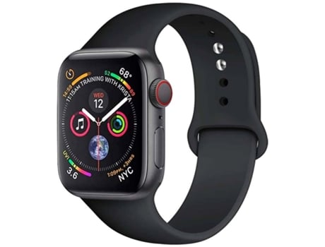 Pulsera de Silicona APPLE Watch 42/44/45mm - Negro