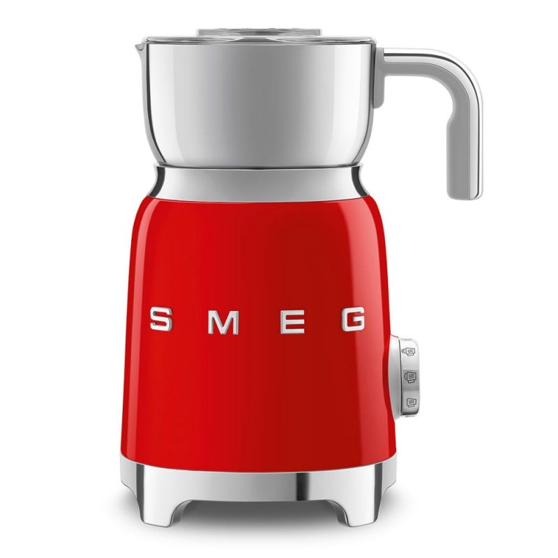 Espumador Leche SMEG Mff11Rdeu Rojo